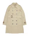 Weekend Max Mara Double-breasted Trench Coat In Nude