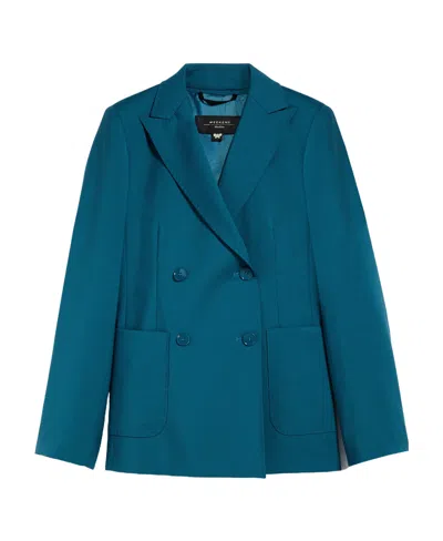 WEEKEND MAX MARA WEEKEND MAX MARA DOUBLE-BREASTED LONG-SLEEVED BLAZER