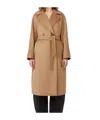 Weekend Max Mara Double-breasted Wool Coat In Brown