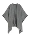 Weekend Max Mara Double-face Wool Cape In Black