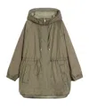 Weekend Max Mara Double-faced Long-sleeved Coat In Green