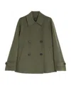 Weekend Max Mara Double-sided Coat In Khaki