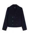 Weekend Max Mara Double-sided Coat In Navy Blue