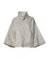 Weekend Max Mara Double-sided Cotton Jacket In Gray