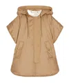 Weekend Max Mara Double-sided Hooded Cotton Vest In Nude
