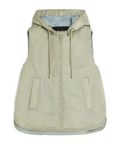 Weekend Max Mara Double-sided Vest In Gray