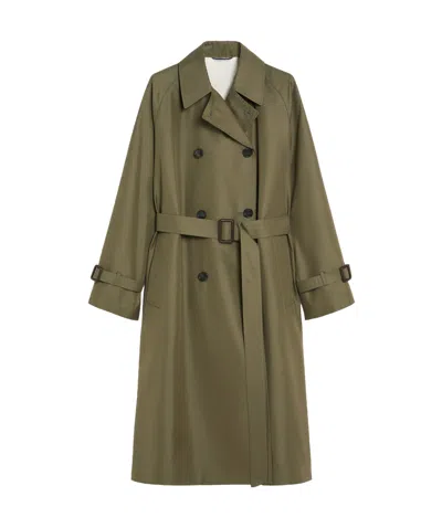 Weekend Max Mara Double-sided Windbreaker In Kaki