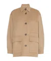 Weekend Max Mara Double Wool Jacket In Brown