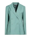 Weekend Max Mara Double-breasted Blazer In Green