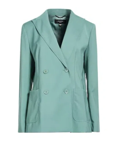Weekend Max Mara Double-breasted Blazer In Green