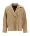 Weekend Max Mara Double-breasted Jacket In Brown