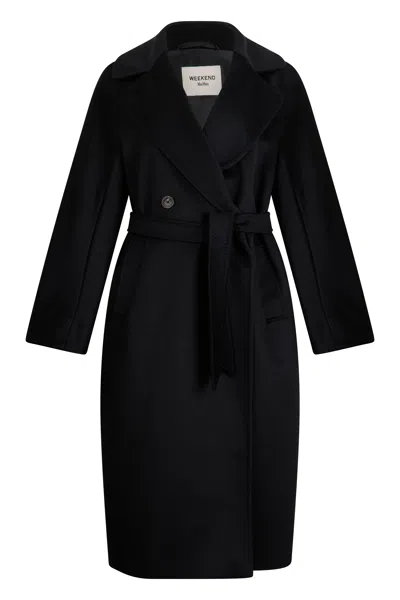 WEEKEND MAX MARA WEEKEND MAX MARA DOUBLE-BREASTED VIRGIN WOOL COAT