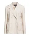 Weekend Max Mara Double-breasted Wool Blazer In Neutral