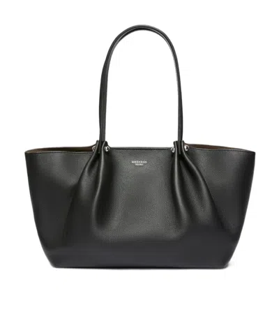Weekend Max Mara Double-handled Handbag In Black