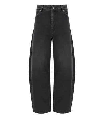 Weekend Max Mara Douglas Black Barrel Jeans