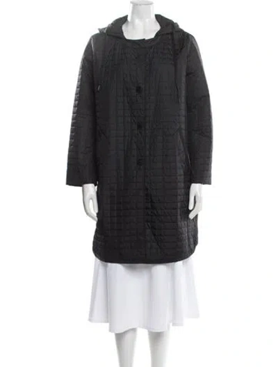 Pre-owned Weekend Max Mara Down Coat In Black