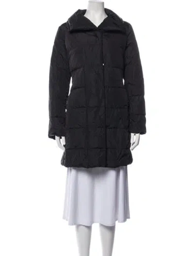 Pre-owned Weekend Max Mara Down Coat In Black