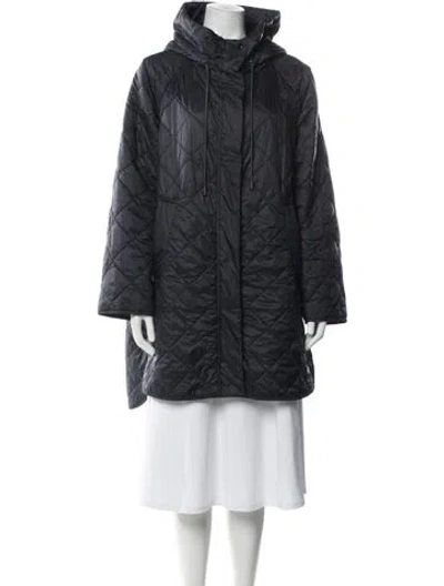 Pre-owned Weekend Max Mara Down Coat In Blue