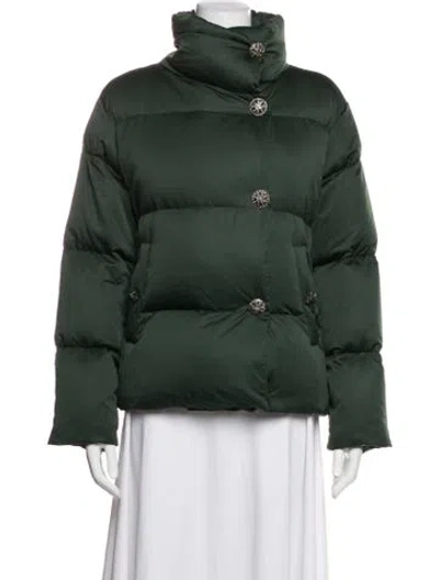 Pre-owned Weekend Max Mara Down Jacket In Green