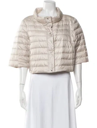 Pre-owned Weekend Max Mara Down Jacket In Neutral