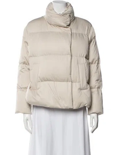 Pre-owned Weekend Max Mara Down Jacket In Neutral