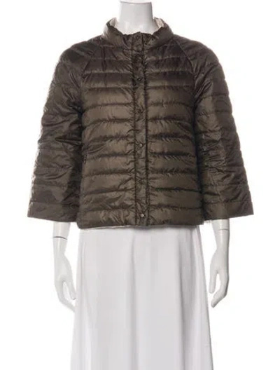 Pre-owned Weekend Max Mara Down Jacket In Neutrals