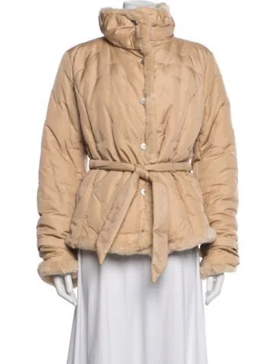 Pre-owned Weekend Max Mara Down Jacket In Neutrals