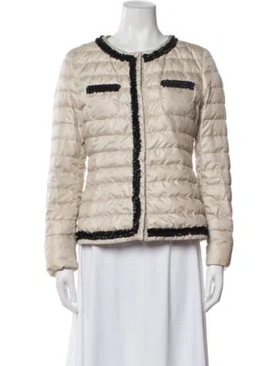 Pre-owned Weekend Max Mara Down Jacket In Neutrals