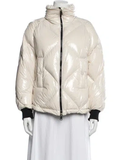 Pre-owned Weekend Max Mara Down Jacket In Neutrals