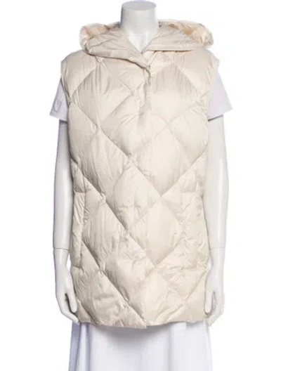 Pre-owned Weekend Max Mara Down Vest In Neutral