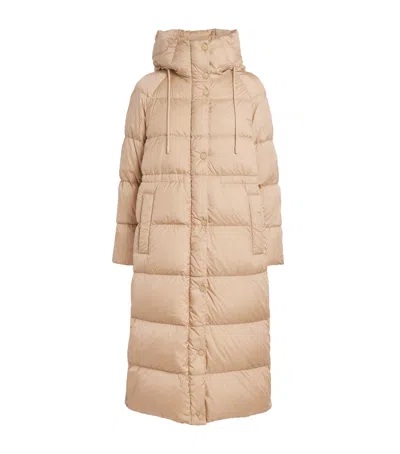 Weekend Max Mara Down Water-repellent Reversible Coat In Neutral