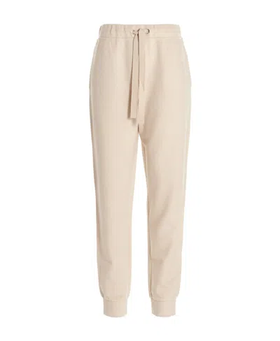 Weekend Max Mara Draw-cord Strap Sweatpants In Silver