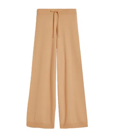 Weekend Max Mara Weekend Maxmara Josef Knit Trousers Camel In Neutral