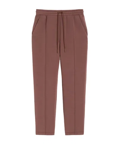 Weekend Max Mara Drawstring Logo Track Pants In Pink