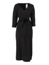 Weekend Max Mara Laziale Belted Dress In Black