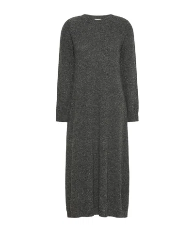Weekend Max Mara Dress In Wool-blend Tweed In Gray