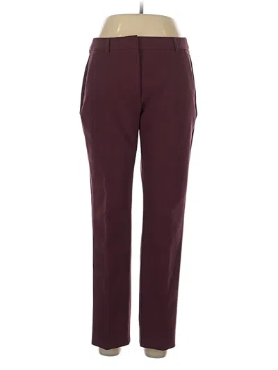 Pre-owned Weekend Max Mara Dress Pants In Burgundy