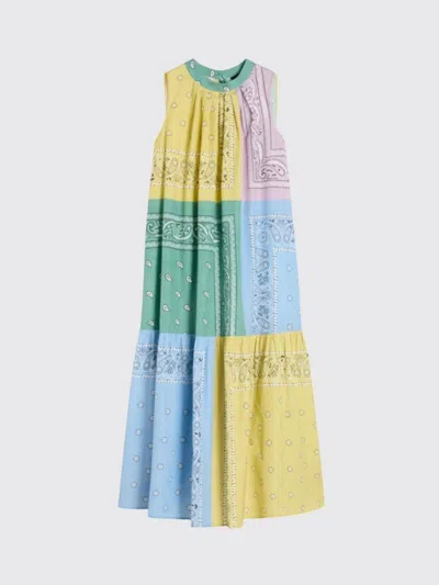 Weekend Max Mara Bandana-print Tiered Shift Maxi Dress In Animal Print
