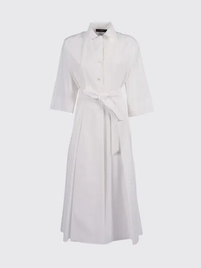 Weekend Max Mara Dress Woman  In White