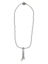 Weekend Max Mara Duda Embellished Necklace In Silver