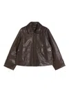 Weekend Max Mara Ebony Berbice Jacket In Brown