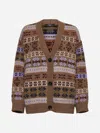 Weekend Max Mara Eccelso Alpaca Blend Cardigan In Marrone