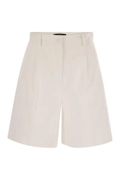 Weekend Max Mara Ecuba - Cotton And Linen Bermuda Shorts