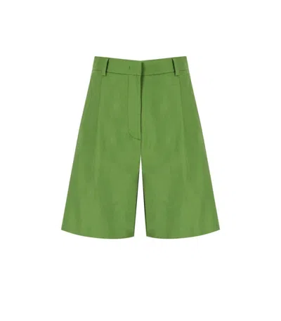 Weekend Max Mara Ecuba Green Bermuda Shorts