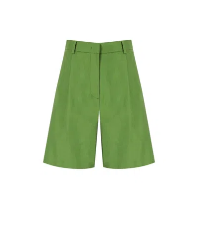 Weekend Max Mara Ecuba Green Bermuda Shorts
