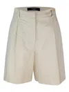 Weekend Max Mara Bermuda Hecuba Ivory In Neutrals
