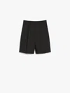 Weekend Max Mara Wool Canvas Bermuda Shorts