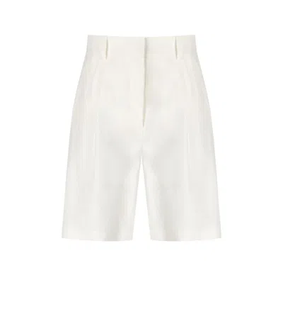 Weekend Max Mara Ecuba White Bermuda Shorts