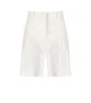 Weekend Max Mara Ecuba White Bermuda Shorts