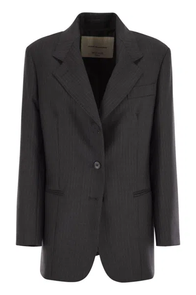 WEEKEND MAX MARA WEEKEND MAX MARA EDMEA - WOOL CANVAS BLAZER